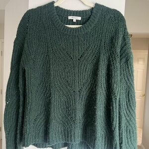 Madewell Forest Green Textured Sweater
